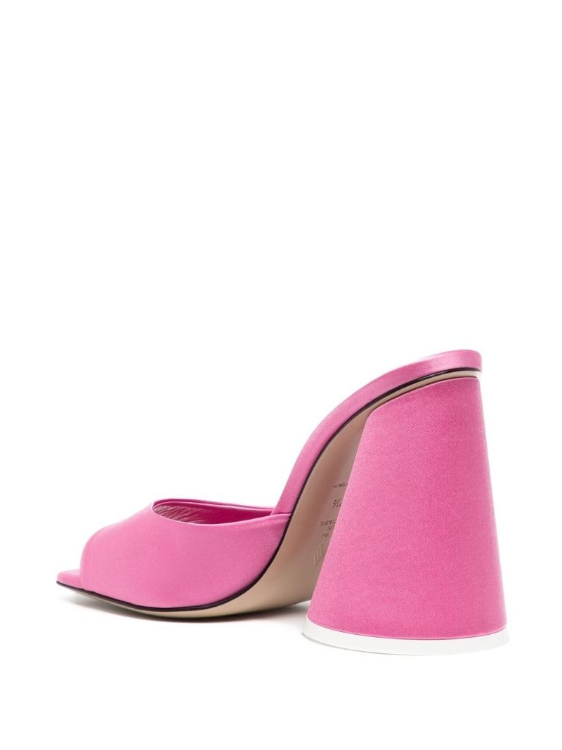 Luz 105mm satin mules - 3