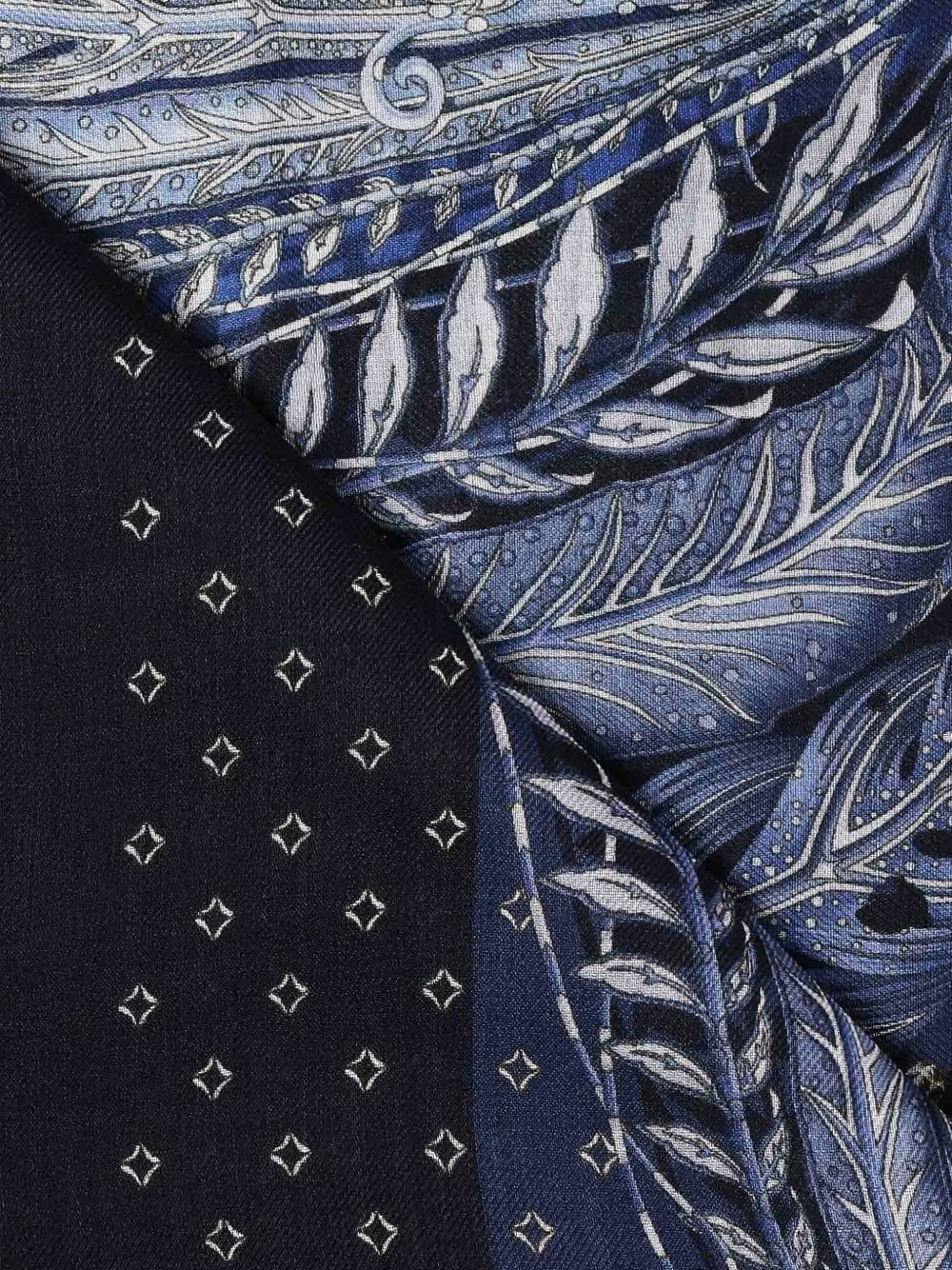 geometric-print scarf - 3