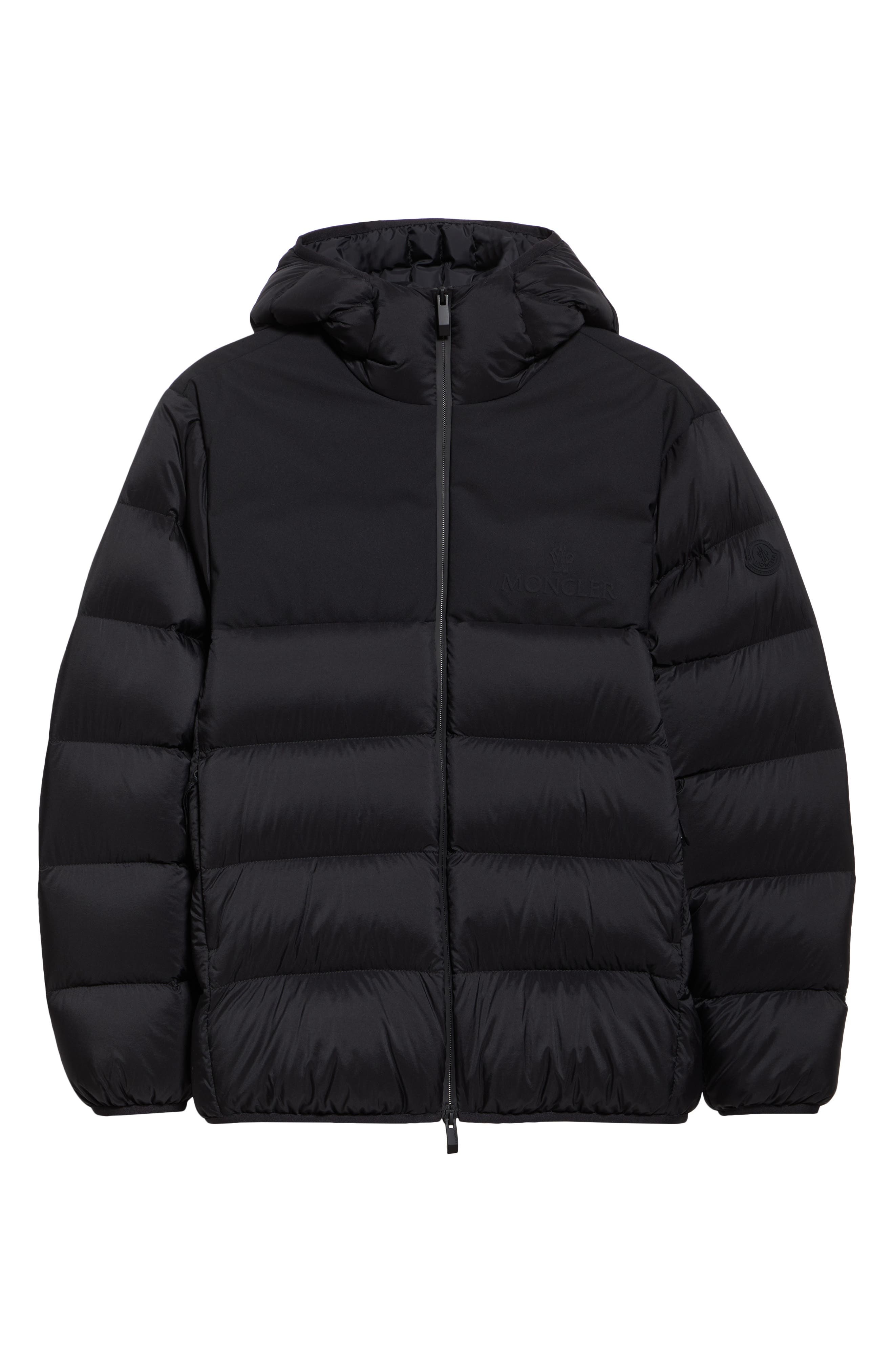 Moncler Veumont Hooded Down Puffer Jacket in Black at Nordstrom - 6