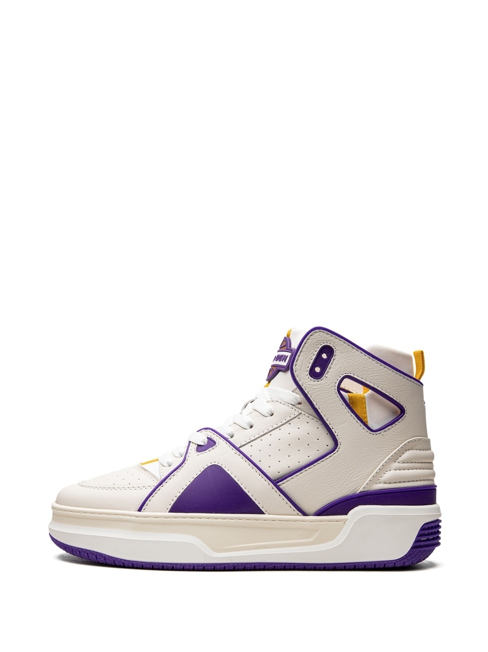 Courtside High leather sneakers - 5