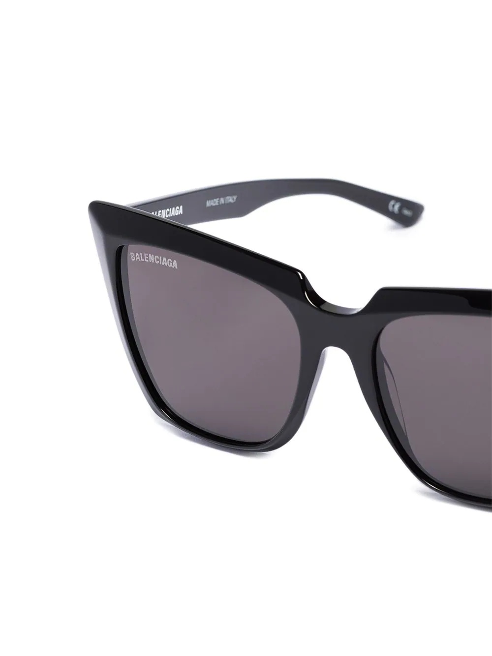 logo-engraved cat-eye sunglasses - 4