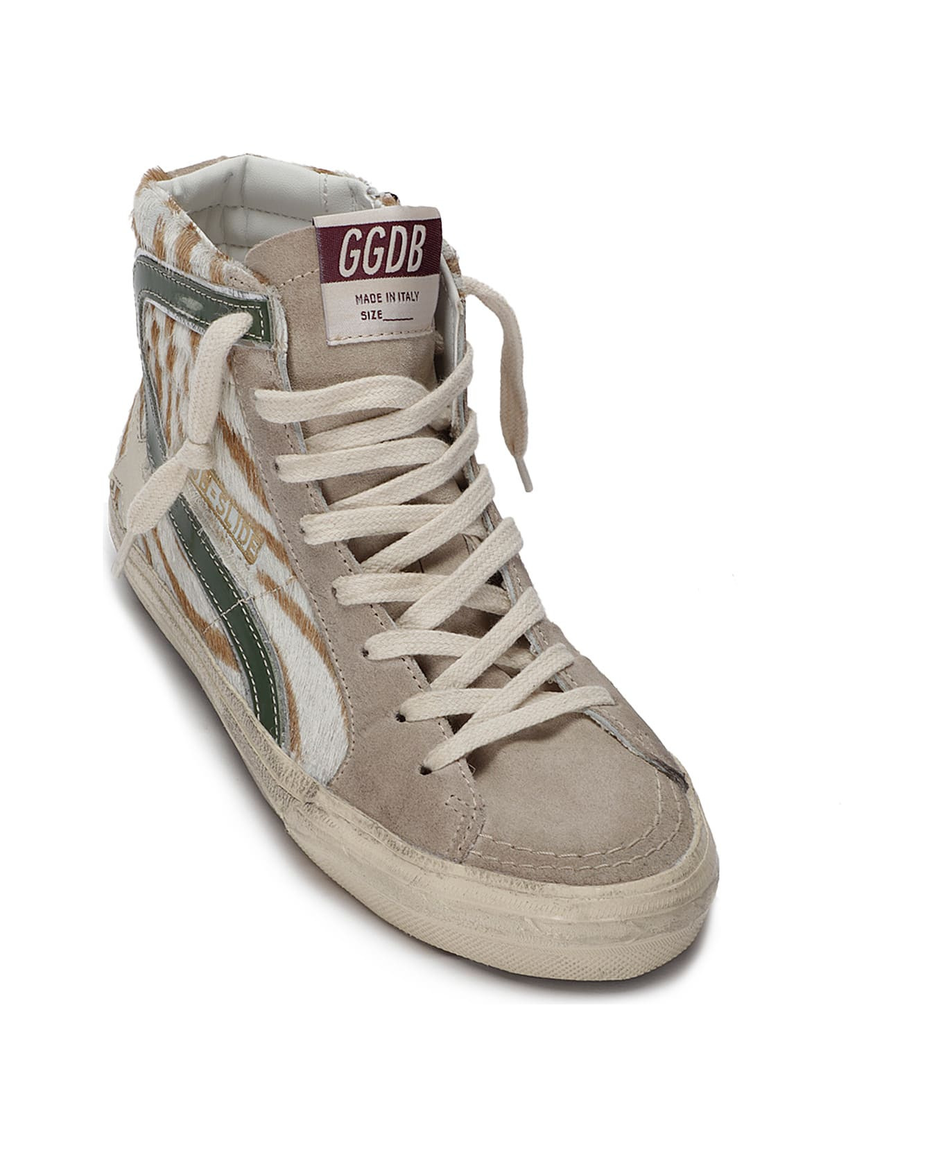 Slide Classic Horsy Upper Suede Toe And Tongue Lea - 2