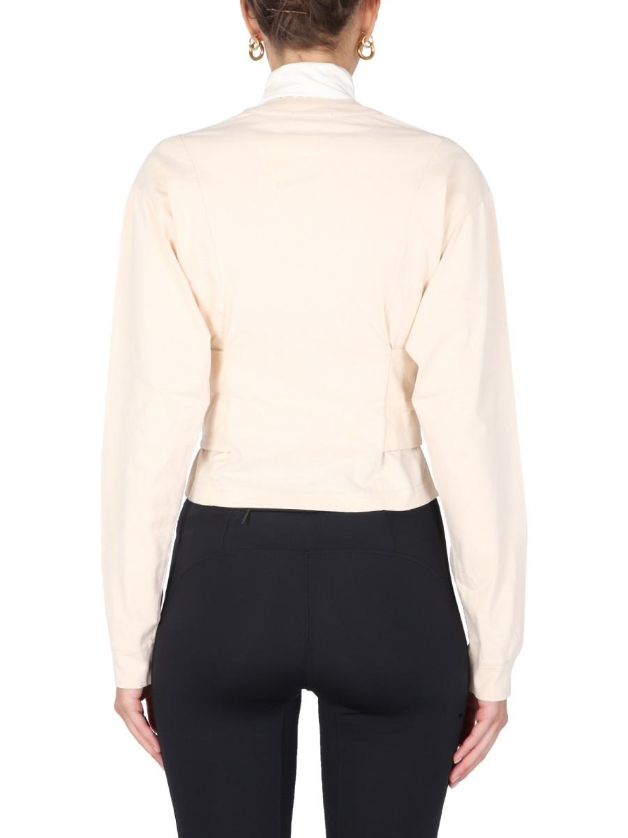 Tシャツ・カットソー AMBUSH T-SHIRT WITH CORSET BELT (BWAB008_F21JER0010460) AMBUSH T-shirt With Corset Belt | italist