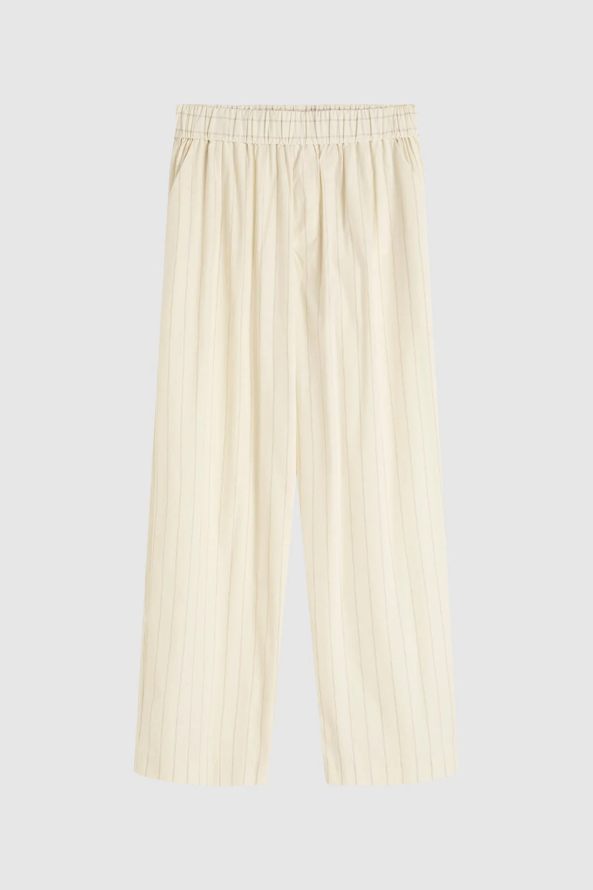 Everyday Relaxed Pants - Ecru Stripe - 1