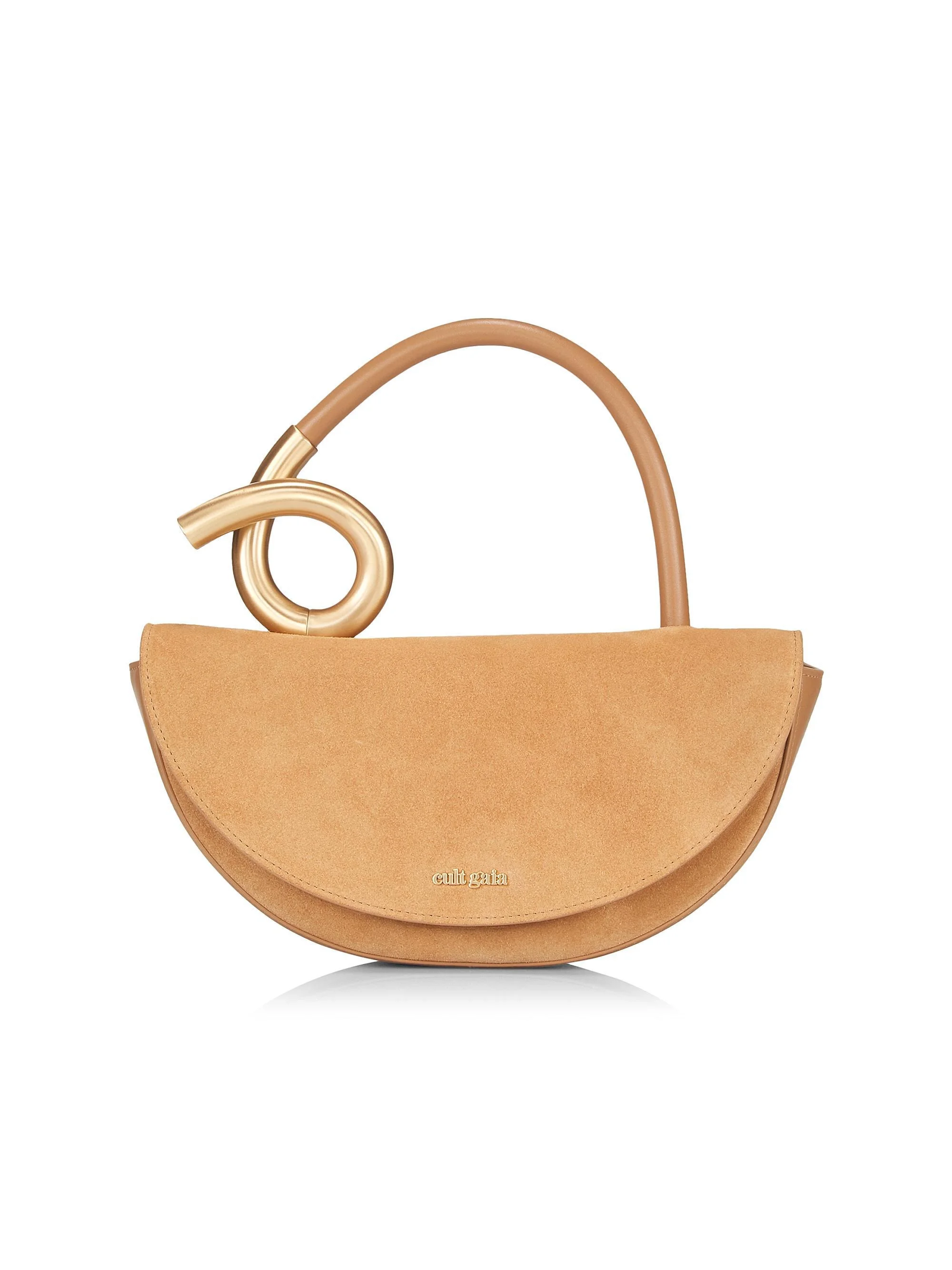 Women's Azariah Suede Top Handle Bag - Camel - 1