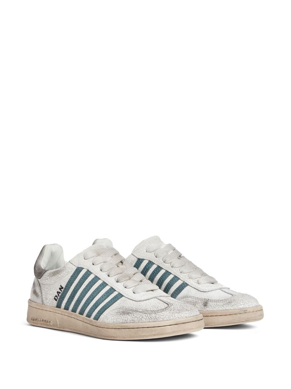 distressed Boxer low-top sneakers - 2