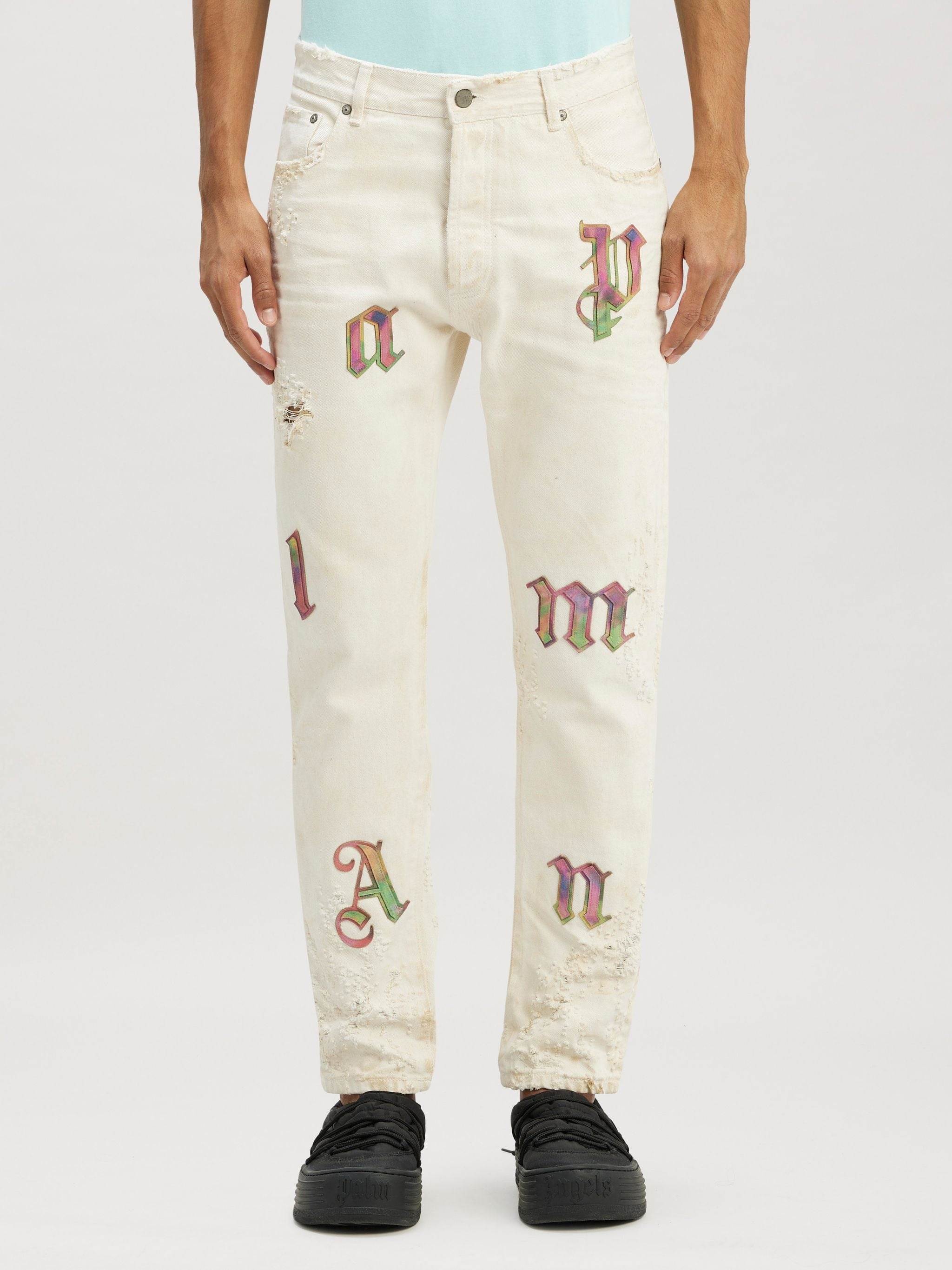 Bull Rainbow Logo Patch Regular 5 Pockets - 3
