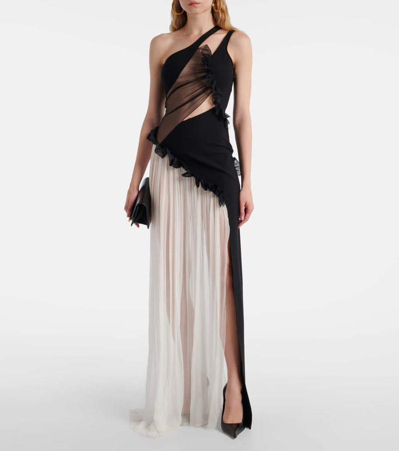 NENSI DOJAKA asymmetric maxi dress outlook