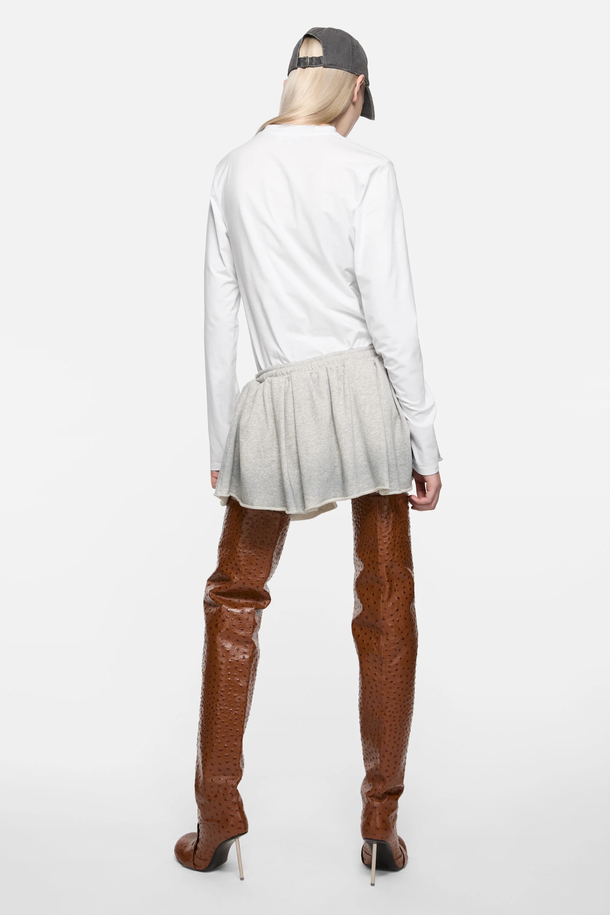 Long sleeve t-shirt - regular fit - Optic White - 3
