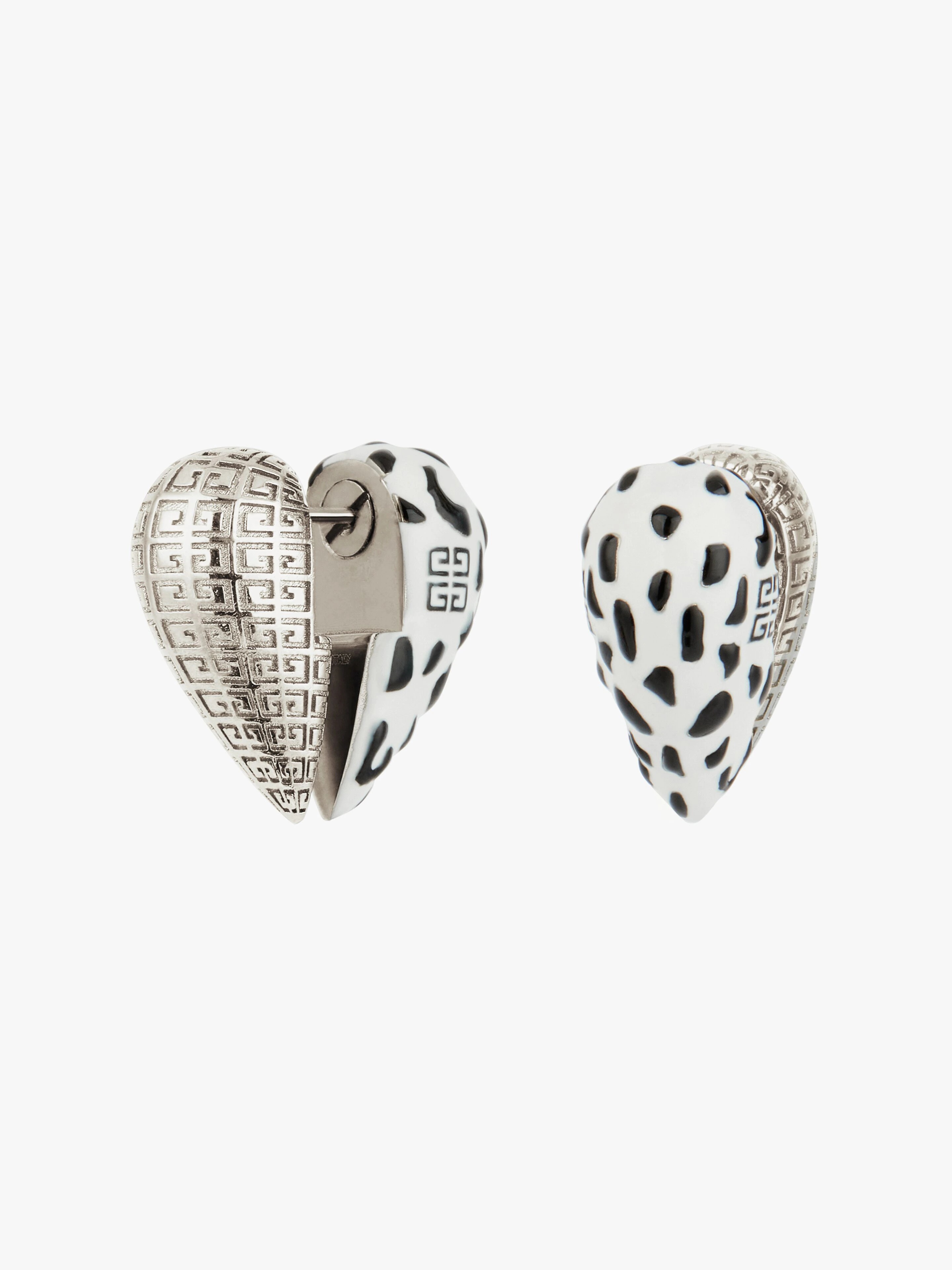 TWO TONE EARRINGS - 4