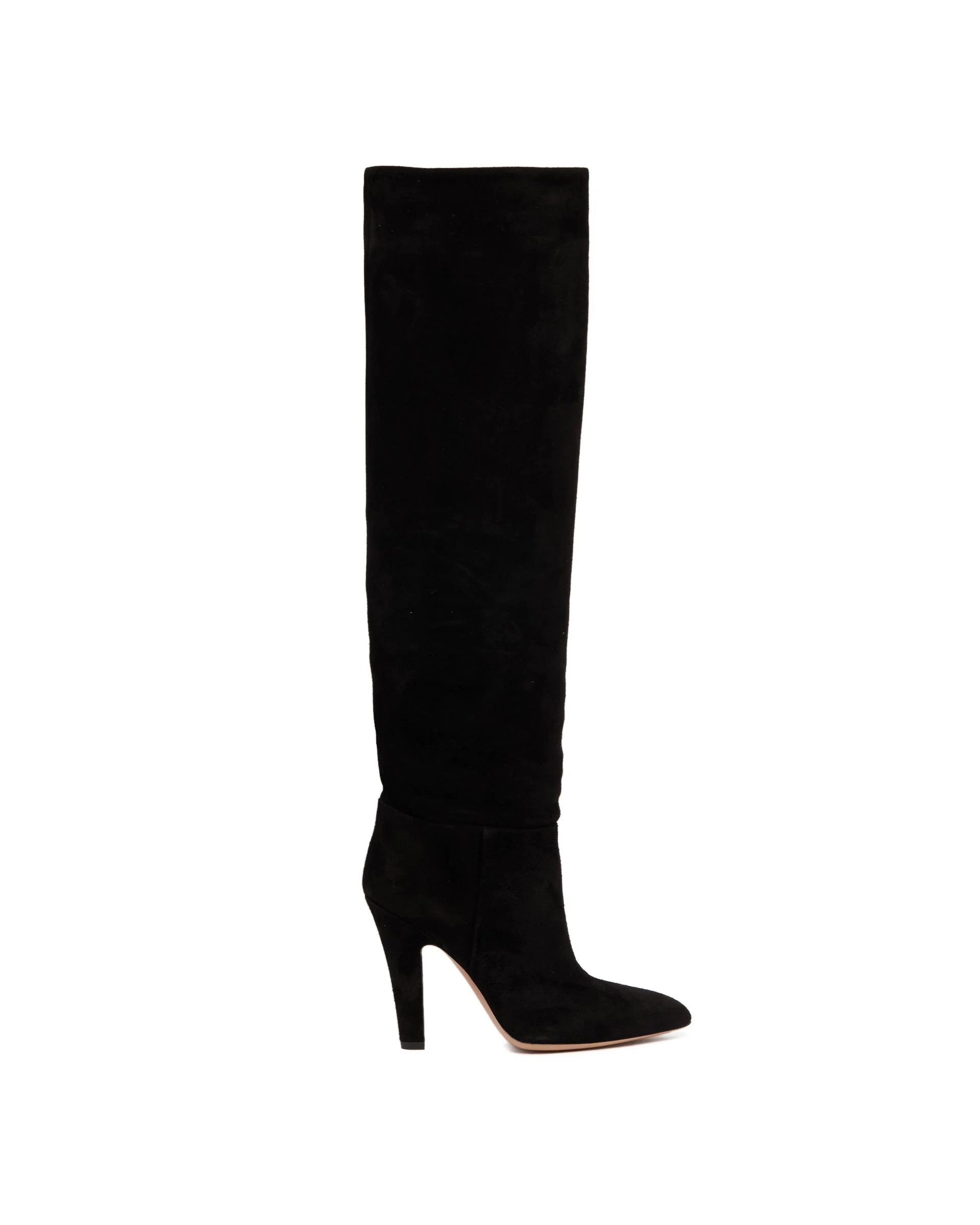 Black Elsa Suede Boots - 1