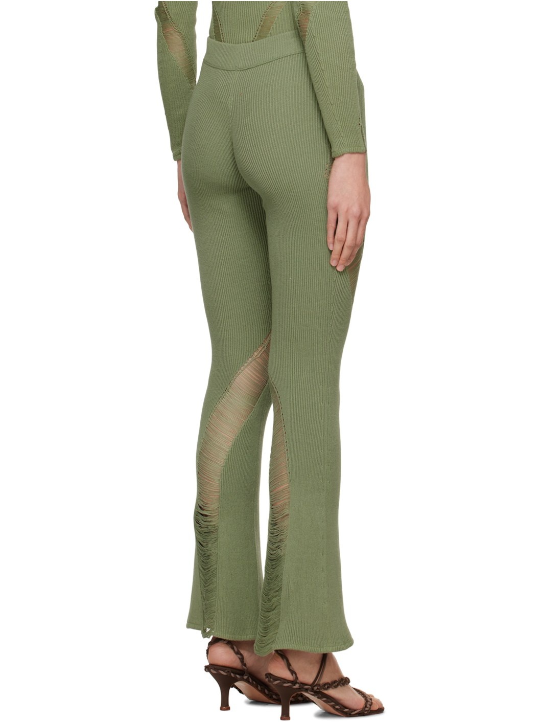 SSENSE Exclusive Green Trousers - 3