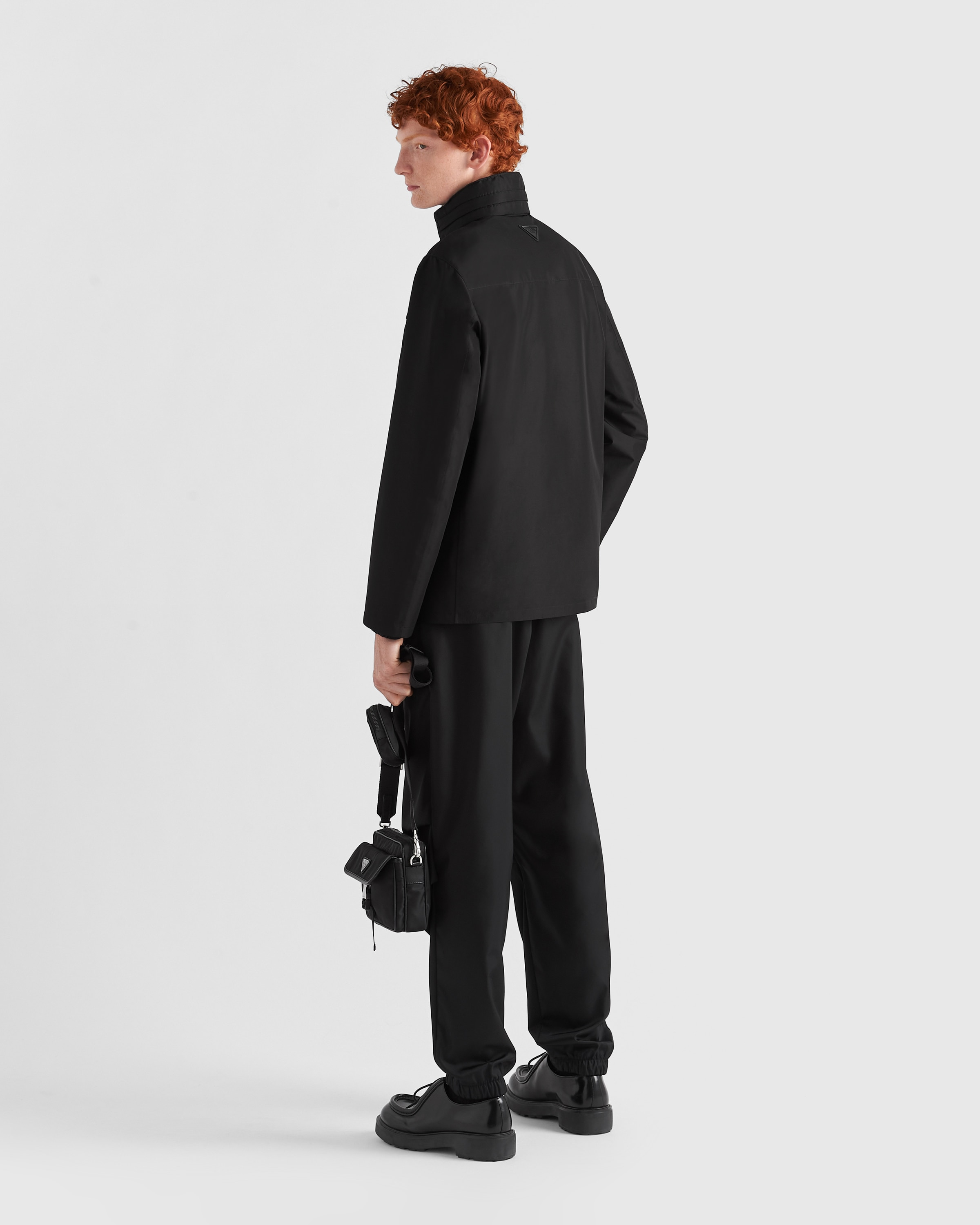 Technical fabric blouson jacket - 5