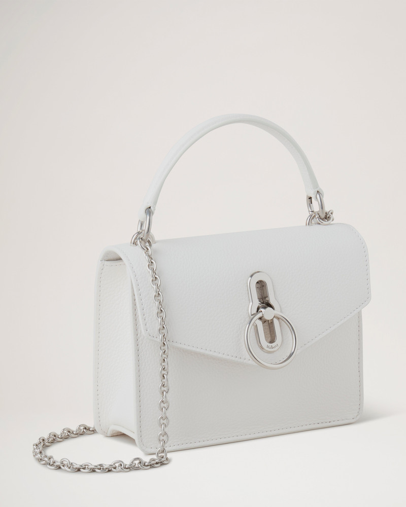 Small Amberley Crossbody White Small Classic Grain 4