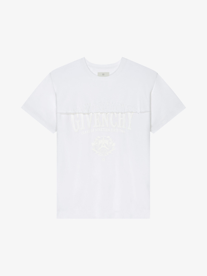 DOUBLE LAYERED T-SHIRT IN JERSEY WITH GIVENCHY LOGO 1