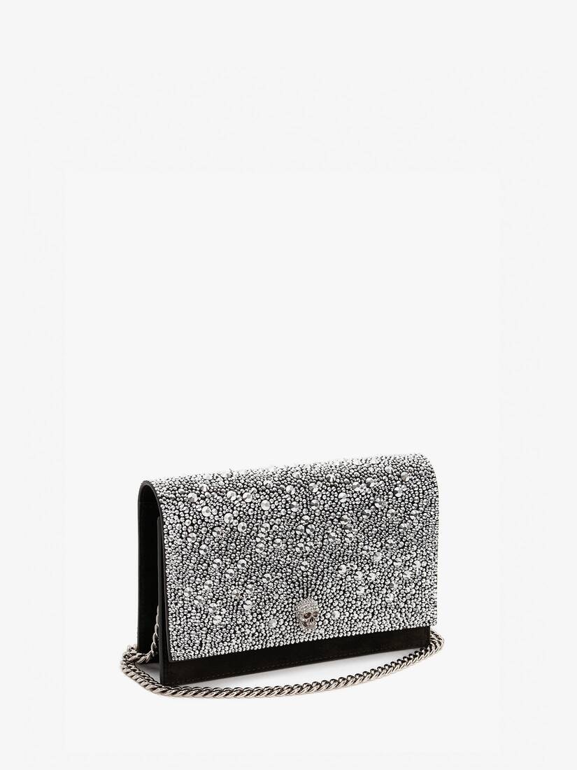 Small Skull Bag in Silver - 2