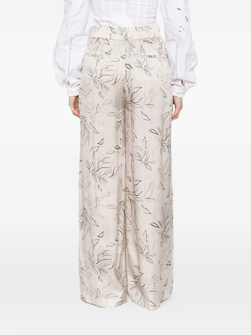 floral-print palazzo pants 4