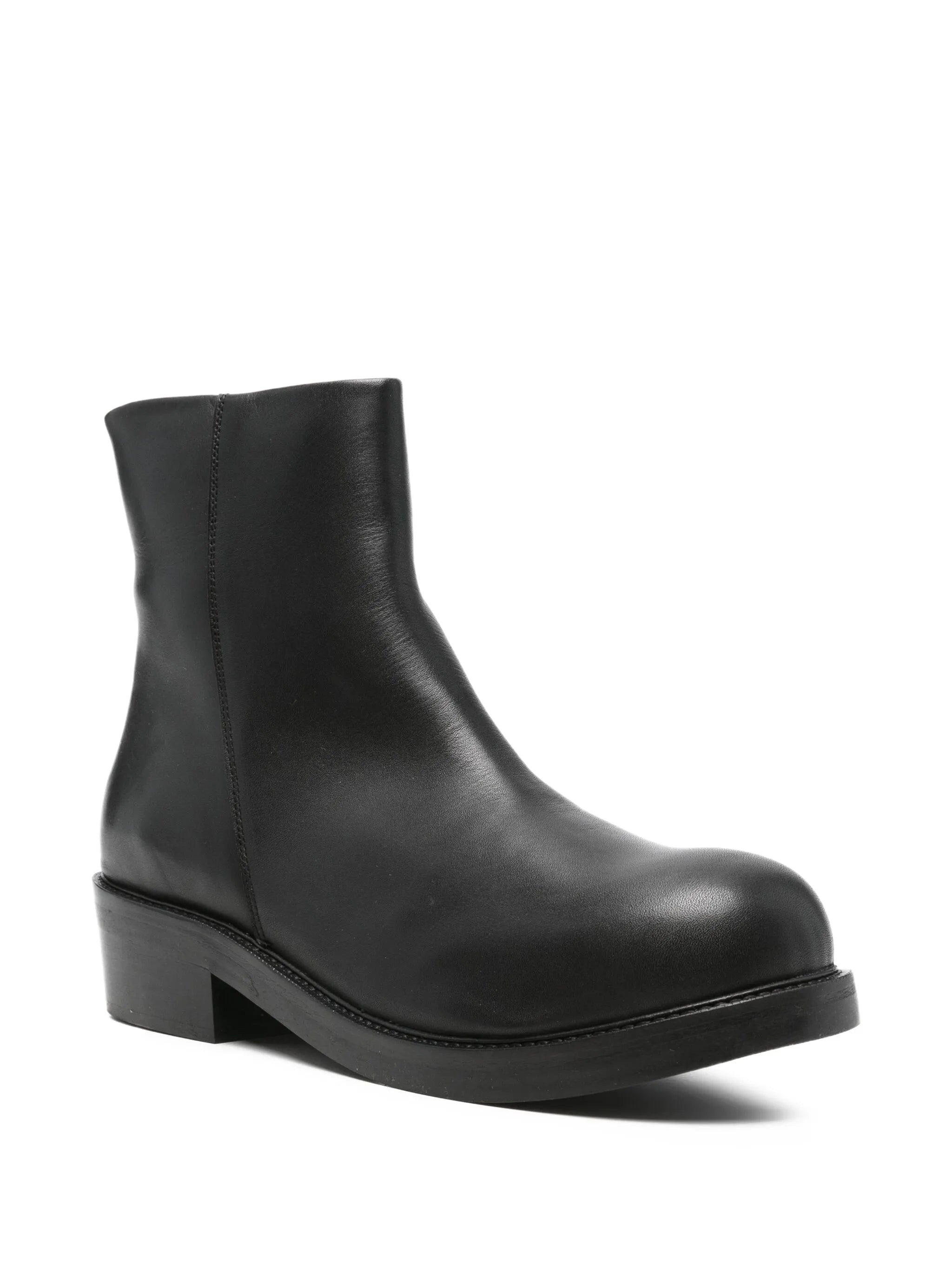 Séfr Zip-front Leather Boots - 4