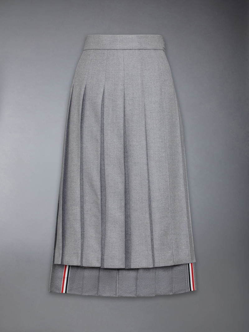 Wool Flannel Pleated 스커트 7