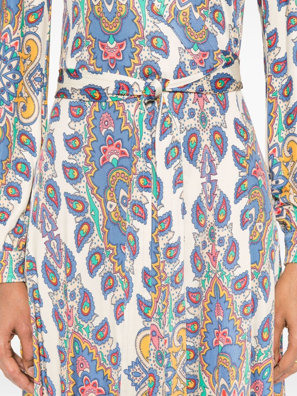 paisley-print midi dress - 5