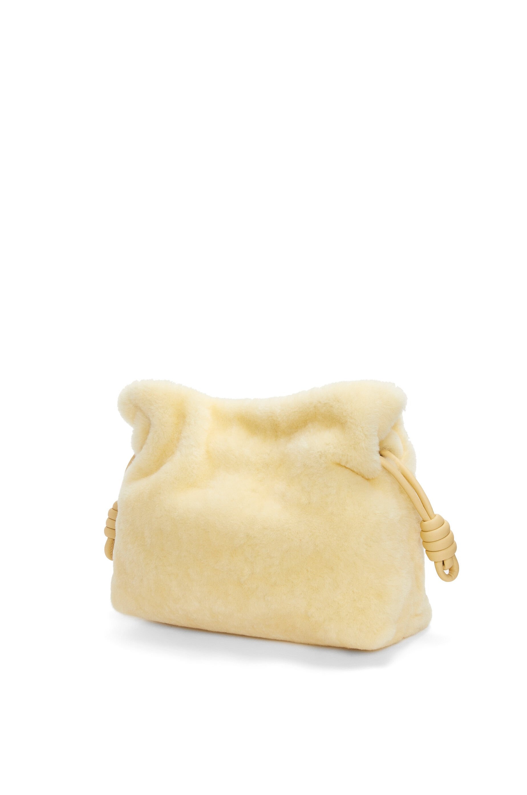 Flamenco clutch in shearling - 4