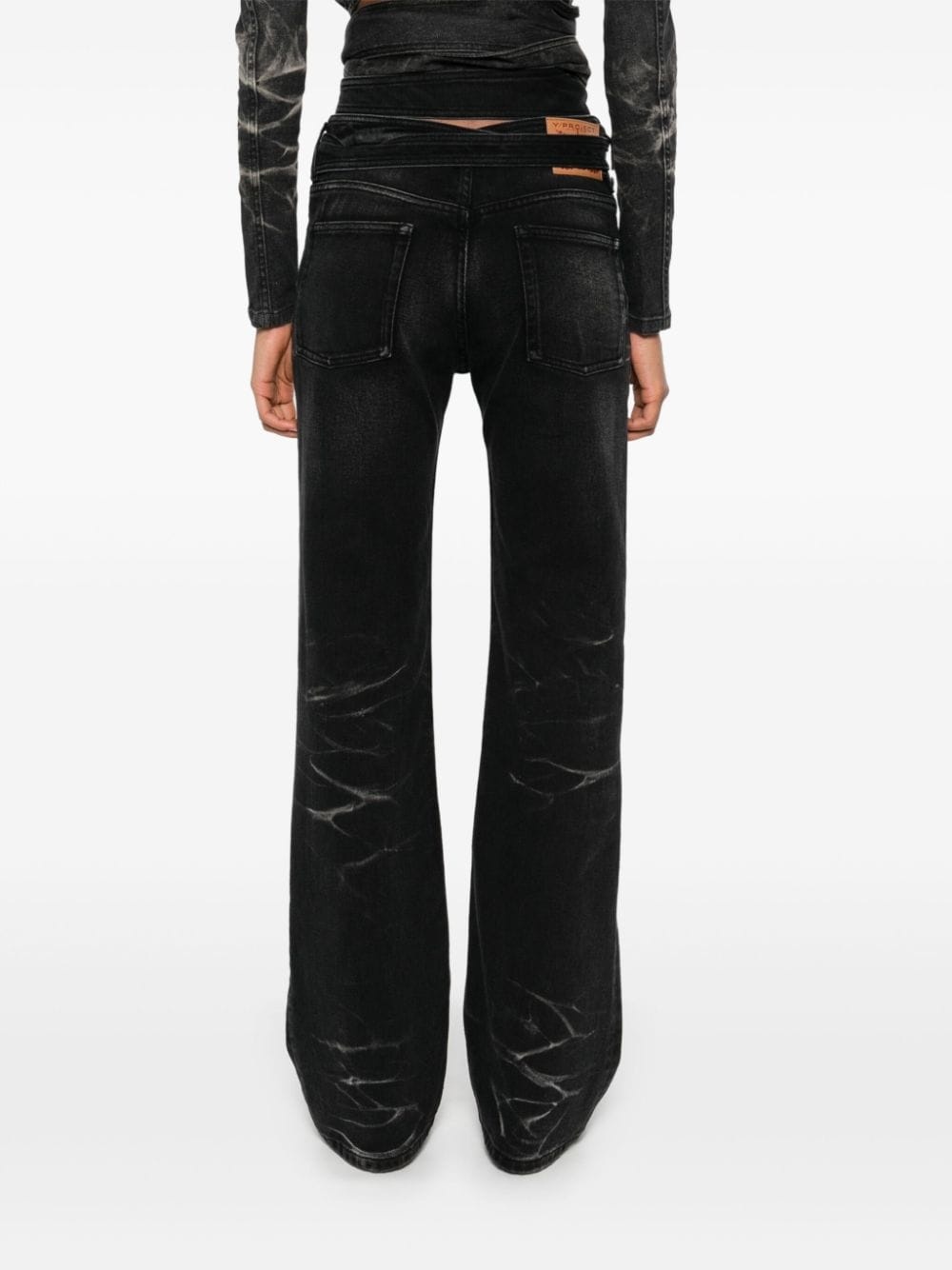 wrap belt jeans - 4