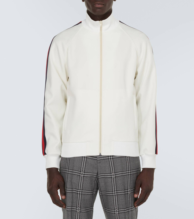 Web Stripe-trim track jacket 3
