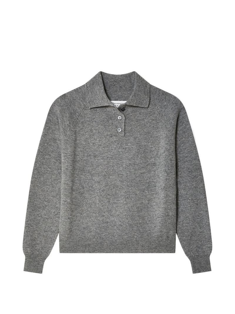 fine-knit polo shirt 1