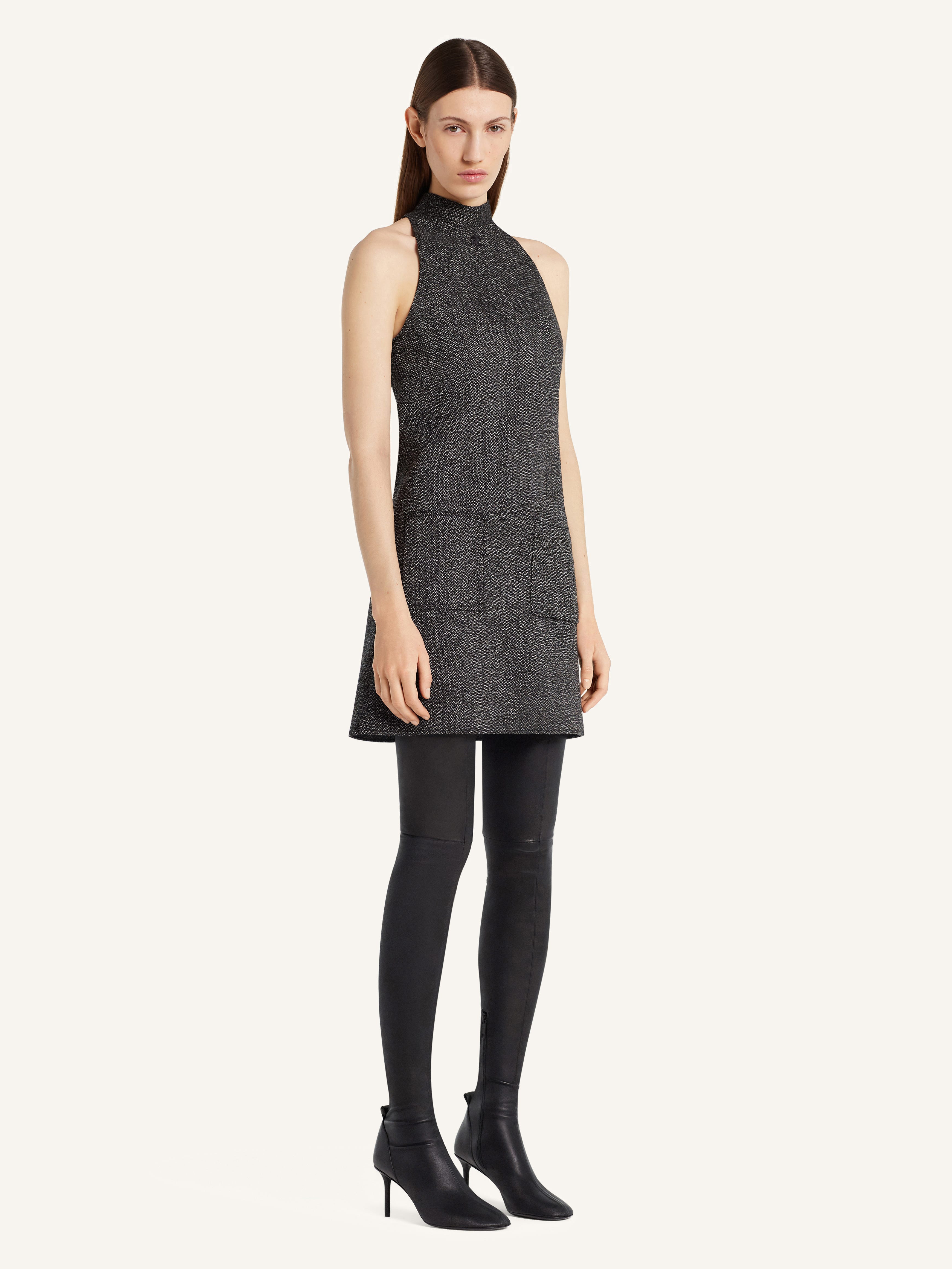 HERITAGE CAVIAR A-LINE DRESS - 3