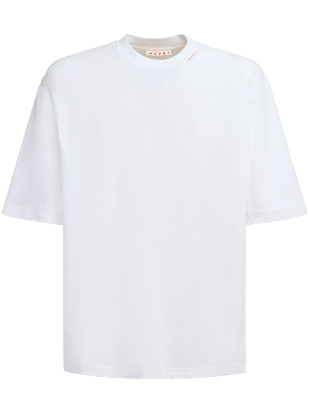 logo-embroidered T-shirt - 1