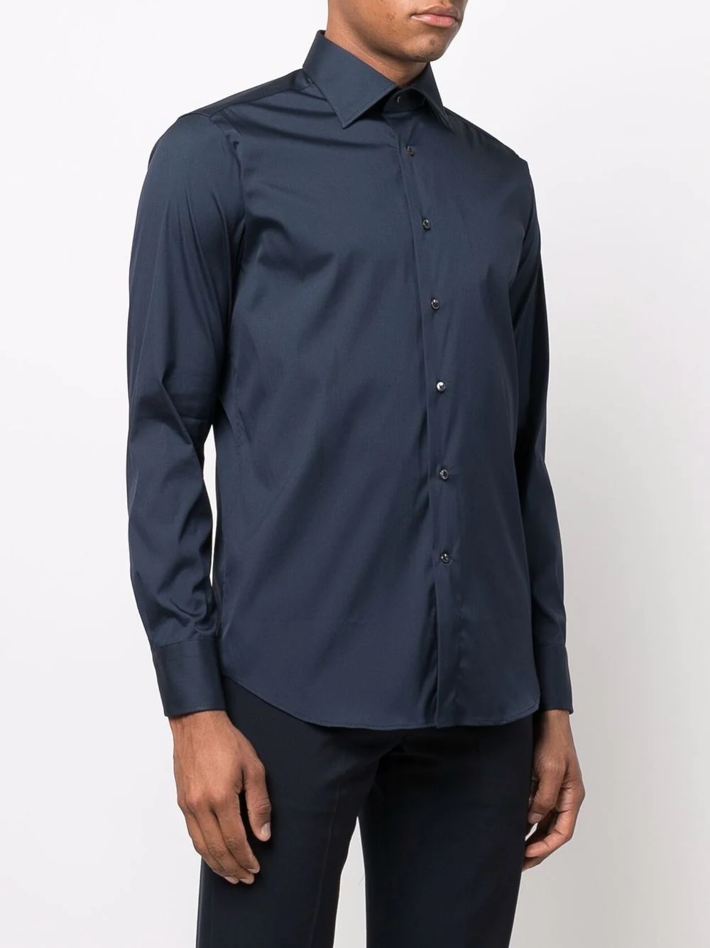 button-down fitted shirt - 3