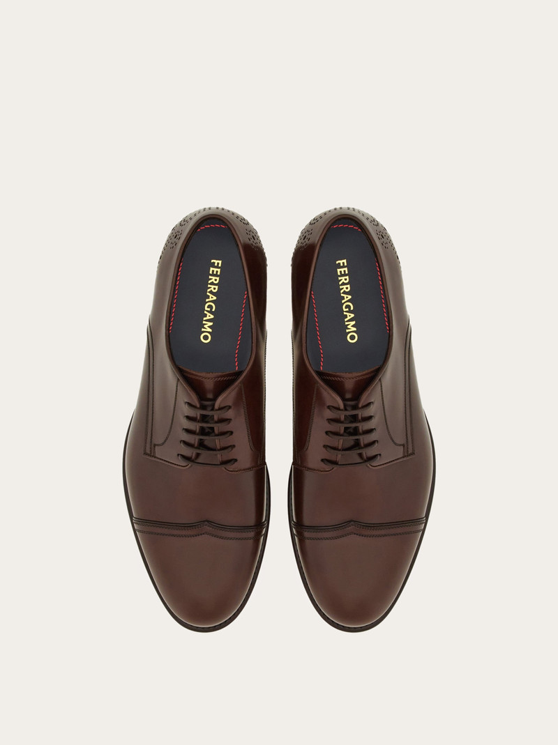 FERRAGAMO Oxford with perforated detailing outlook