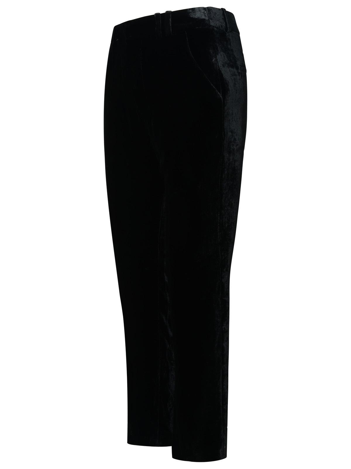 Balmain Black Silk Blend Pants - 2