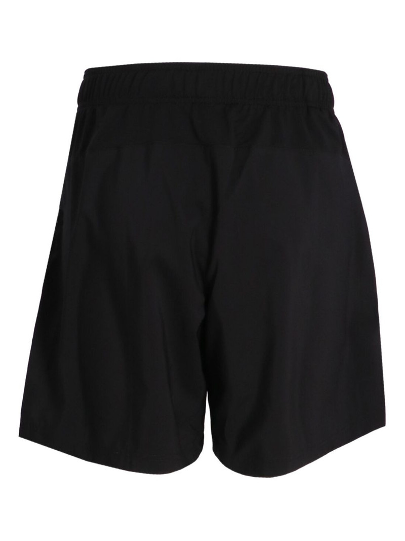 elastic-waistband track shorts 3
