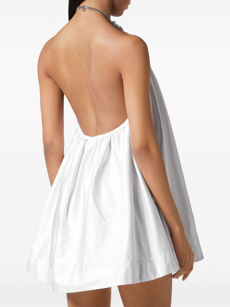 crystal-embellishment cotton mini dress 3