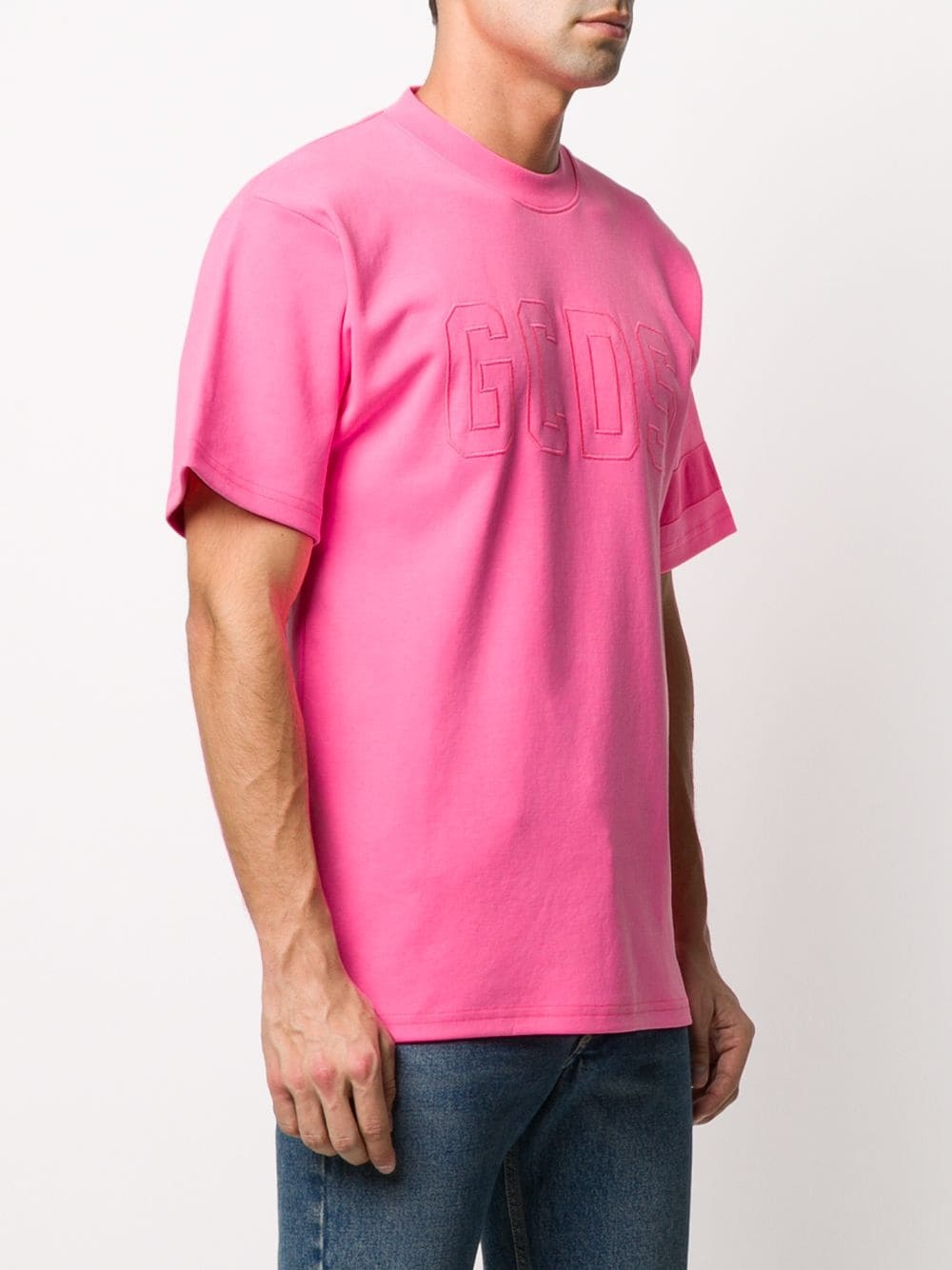 logo-embroidered T-shirt - 3