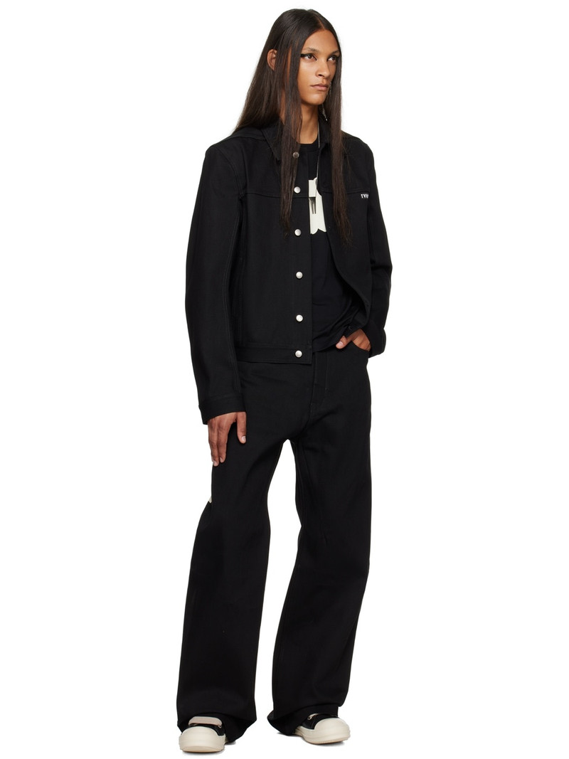 Rick Owens SSENSE Exclusive Black KEMBRA PFAHLER Edition Denim Jacket outlook