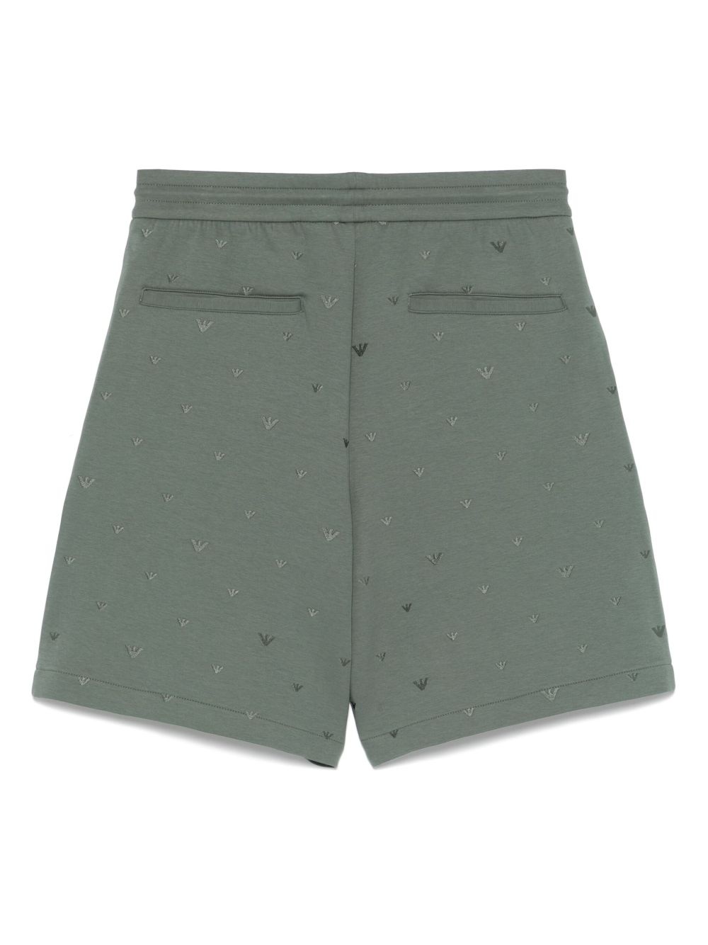 logo-embroidered shorts - 2