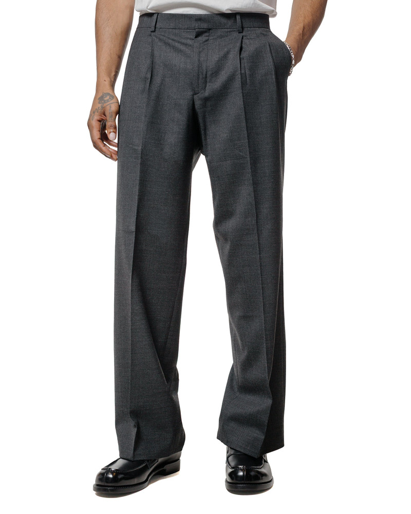 SUNFLOWER Wide Pleated Trouser Anthracite outlook