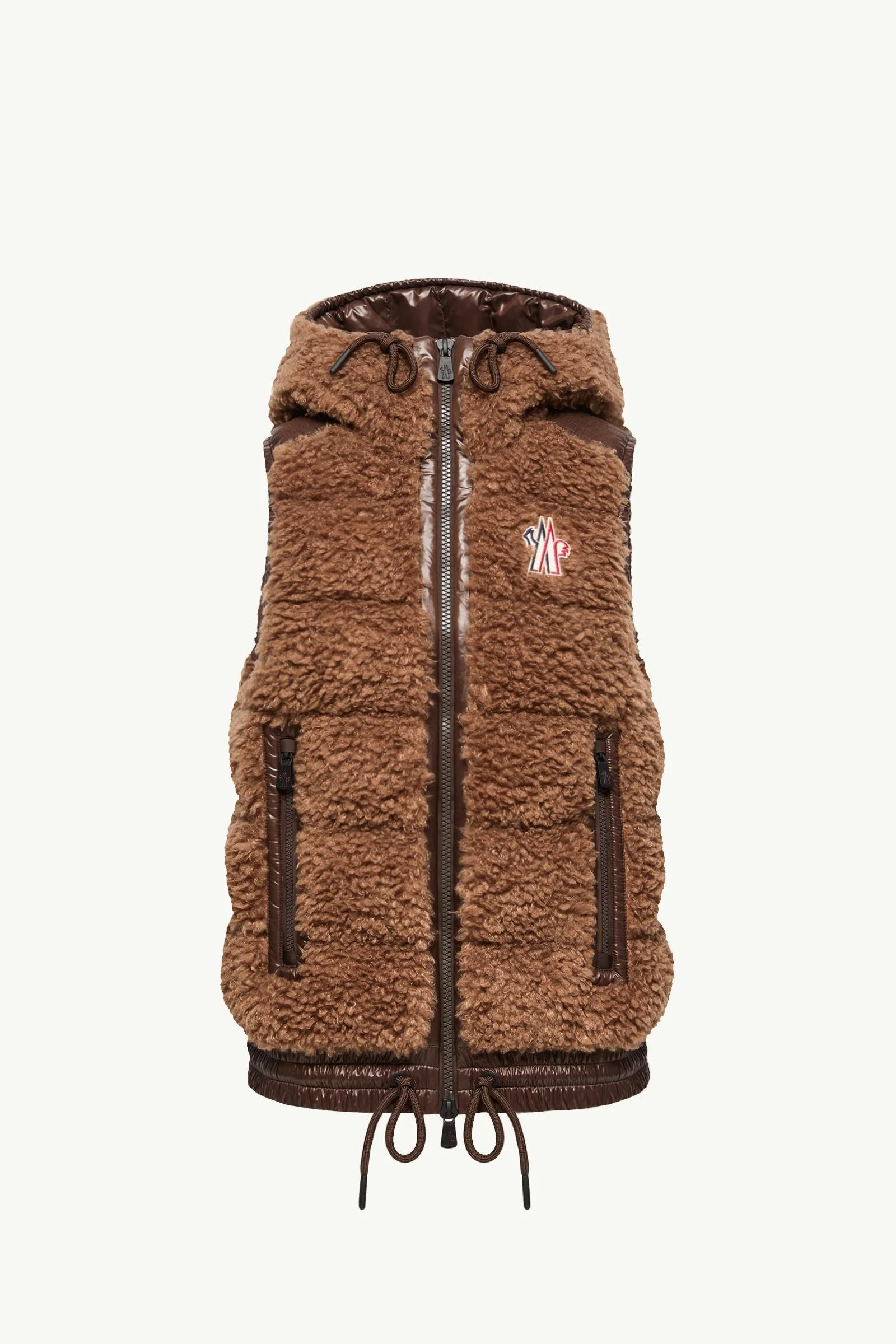 Teddy Hooded Insulated Vest - 1