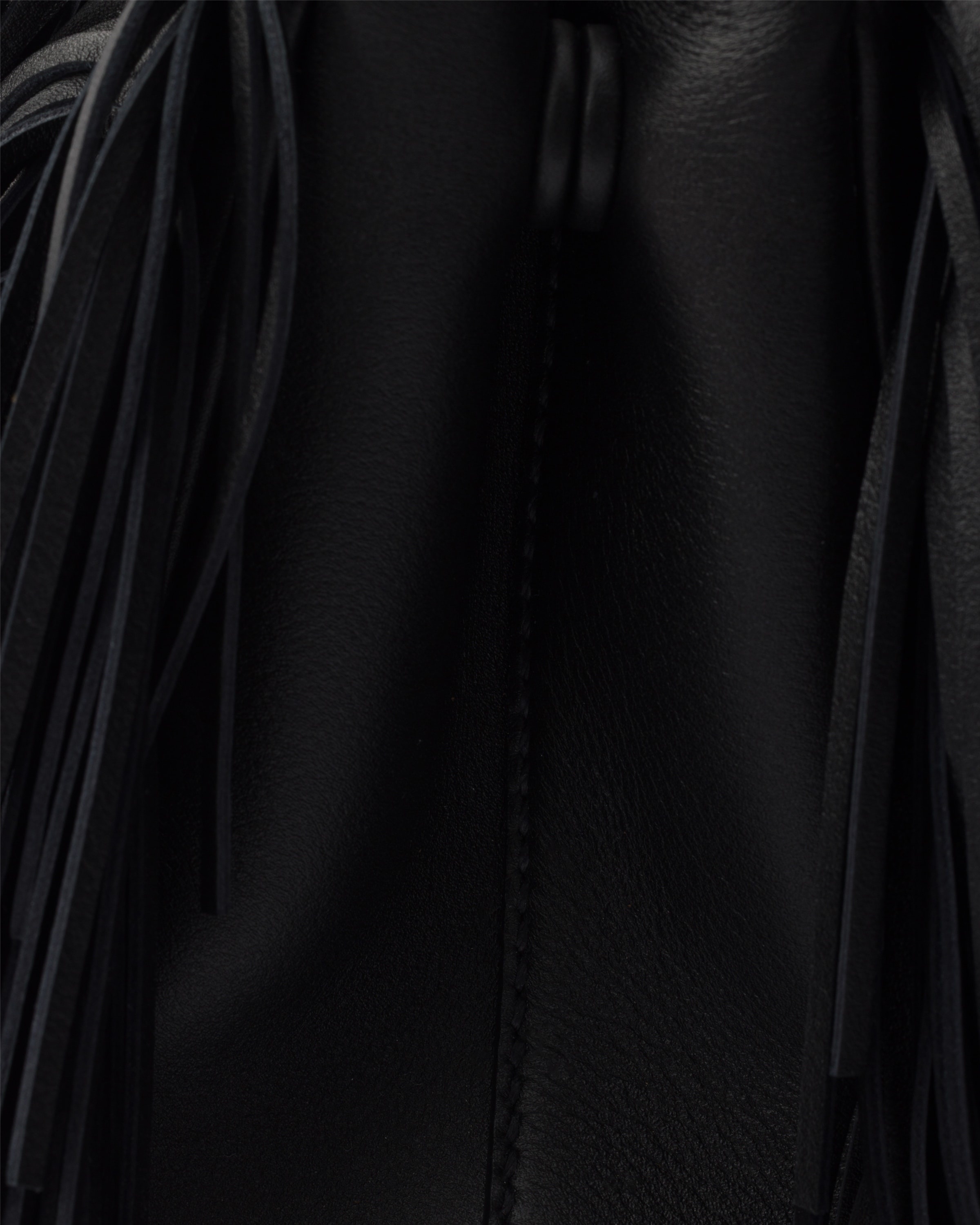 Prada Galleria small leather bag with fringe - 6