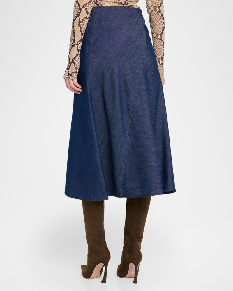 Lisbon Ultra-Featherweight Denim Skirt 3