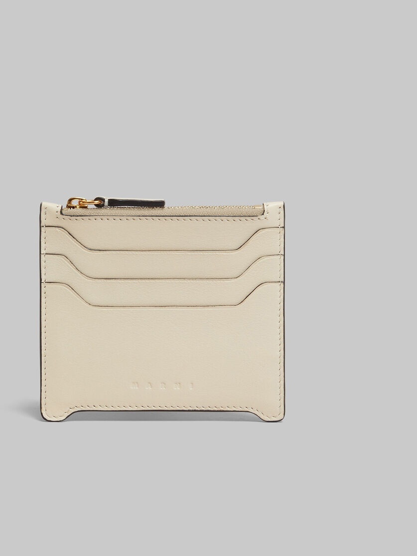 CREAM LEATHER TRUNKAROO CARD CASE - 4