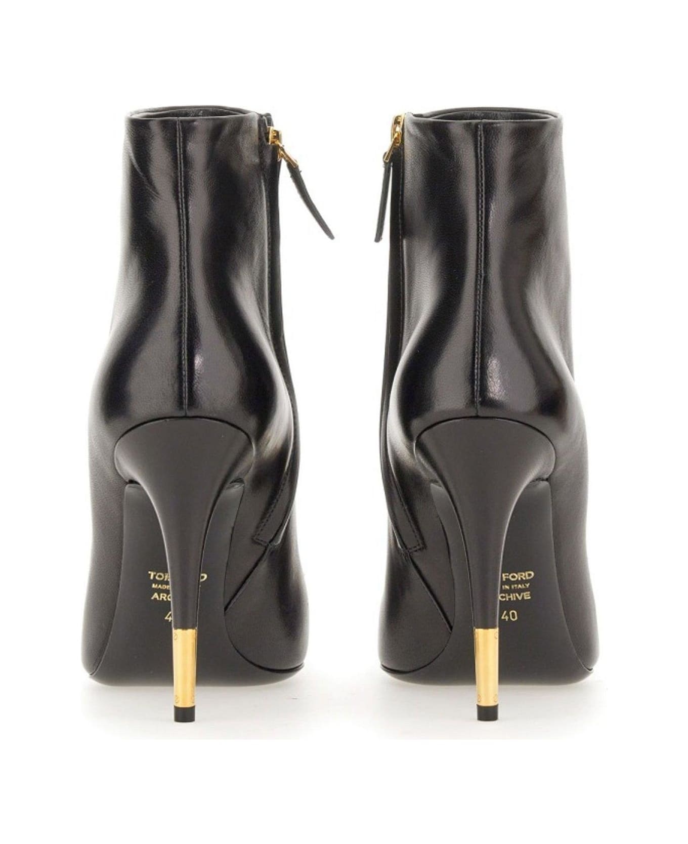Chain-linked Stiletto-heel Boots - 3