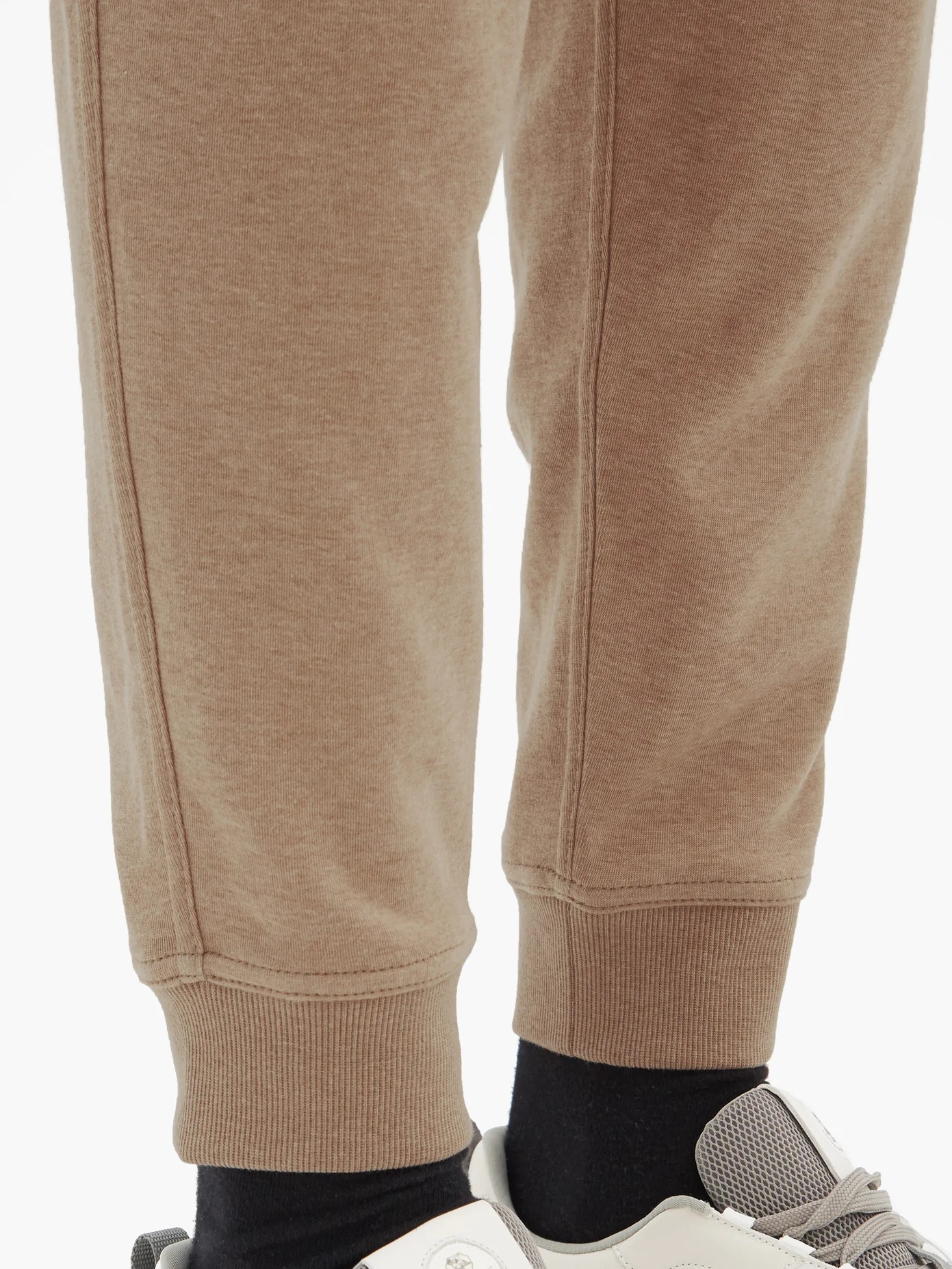 Ribbed-cuff cotton-blend track pants - 3