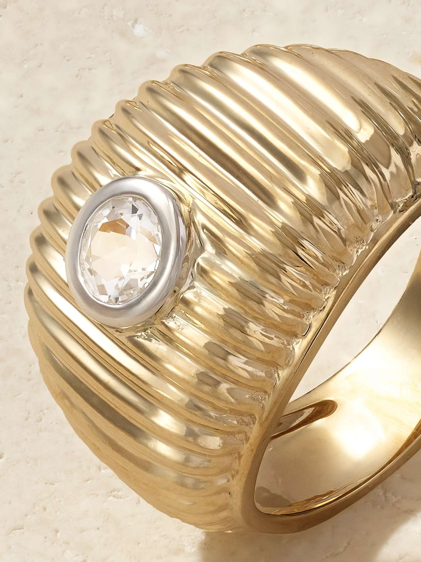 9-karat gold topaz ring Gold - 4