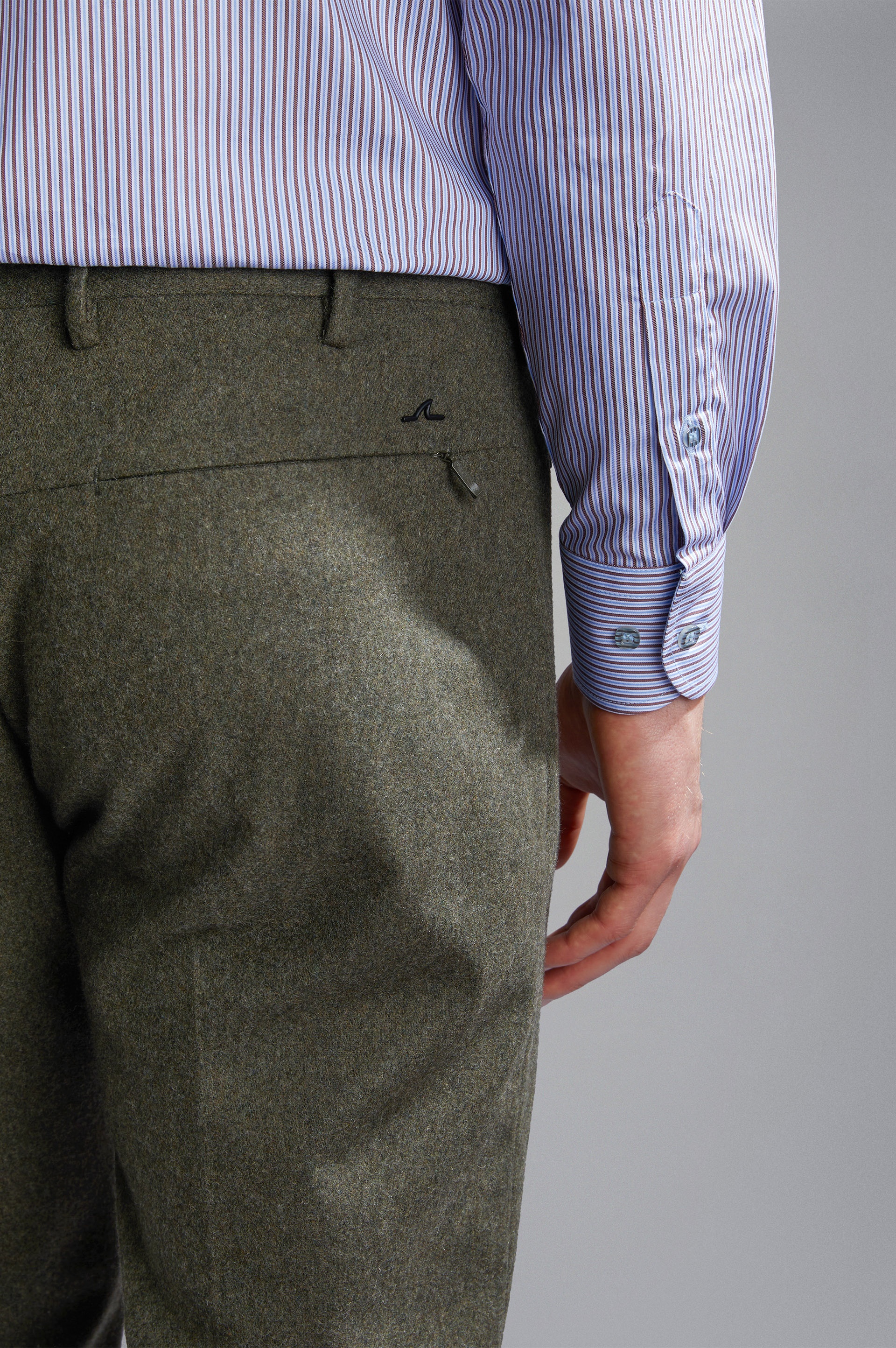 TECHNICAL WOOL CHINO TROUSERS - 4