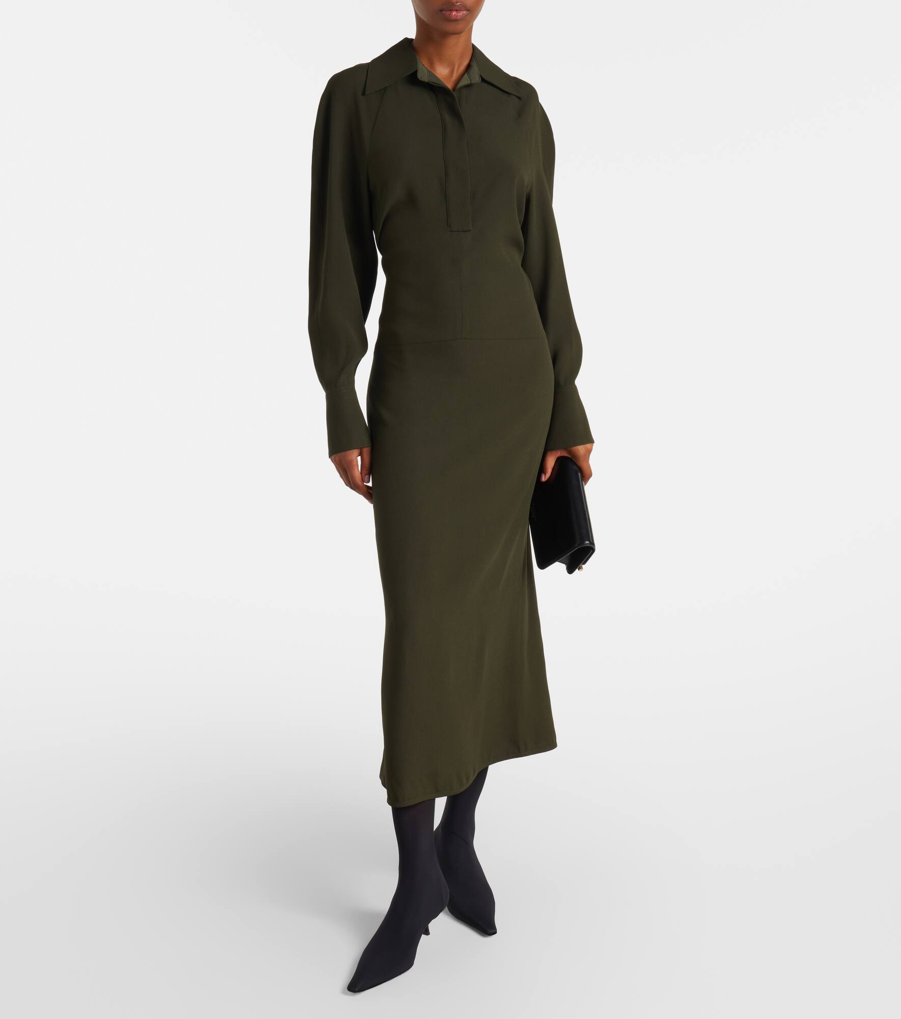 Asymmetric midi dress - 2