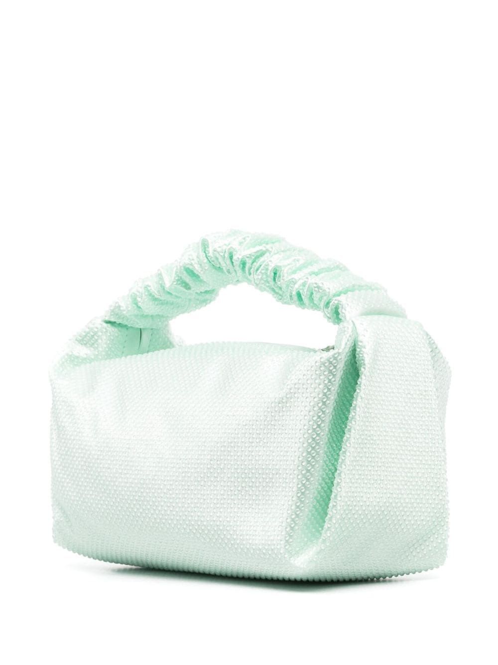 Scrunchie crystal-embellished mini bag - 4