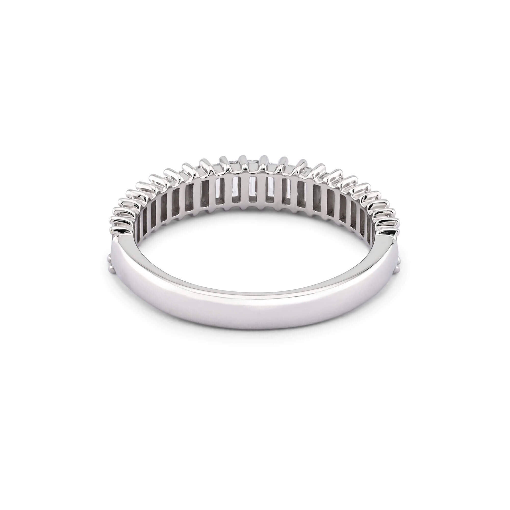 LAB-Created Diamond Up and Down Baguette Ring - 4